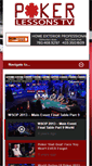 Mobile Screenshot of pokerlessonstv.com